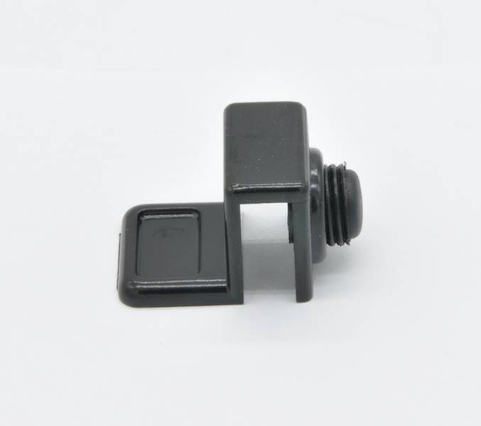UCHWYT DO SZYBY CZARNY GRUBOŚĆ MAX. 6 MM
