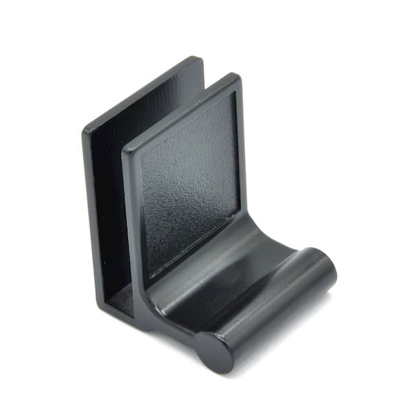 UCHWYT DO SZYBY CZARNY 29X33X39 MM = 6 MM
