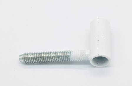 ZAWIASA WKRĘC.-PRZYK.15X50 BIAŁY LAKIEROWANY