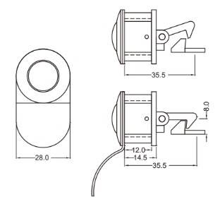 ZAMEK ZATRZASKOWY Z UCHW.SATYNA =12 MM