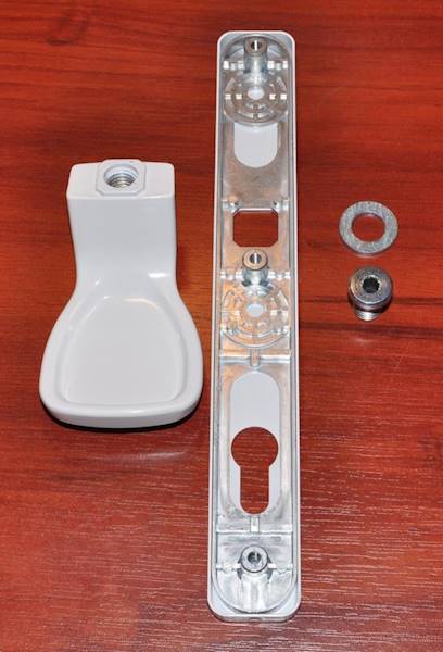KLAMKO-POCH.DRZ.9016 PCV/ALU.SZYLD 85/32 WB SATUR