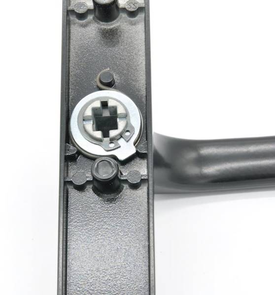 KLAMKA DRZ.9005 PCV/ALU.D.SZY.92/204/32 WB LEWA 