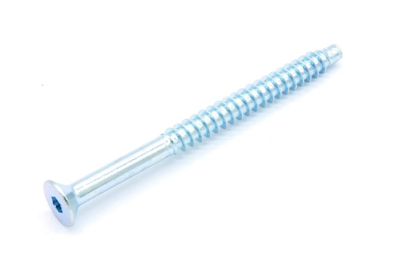 KONFIRMAT STOŻKOWY 7,0X84 OC.BIAŁY NA IMBUS 4 MM
