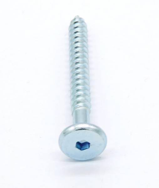 KONFIRMAT E15 6,4X60 OCYNK BIAŁY NA IMBUS 4 MM
