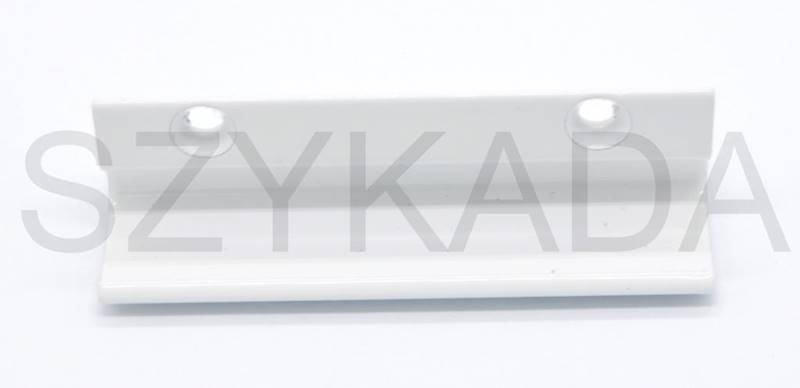 POCHWYT BALKONOWY METAL BIAŁY PRZYSZYBOWY ALUM.