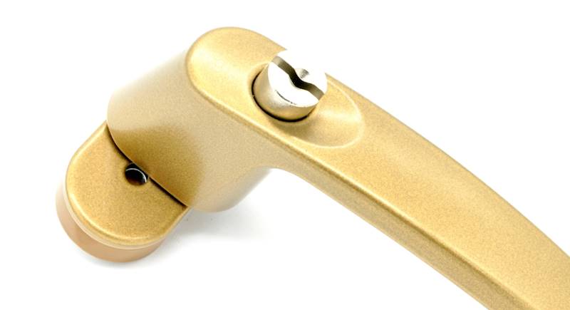 KLAMKA BALKONOWA Z KLUCZEM GOLD VICTORY