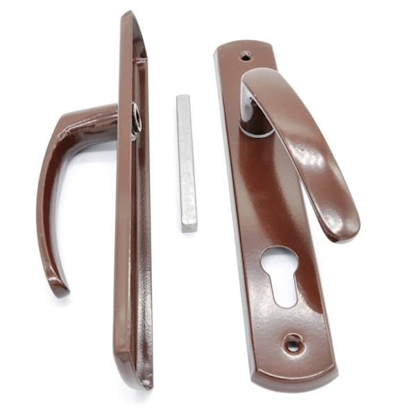 KLAMKA SZYLD NA WKŁADKĘ DŁUGI ROZST.90 MM