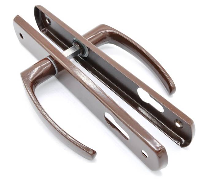 KLAMKA SZYLD NA WKŁADKĘ DŁUGI ROZST.60 MM