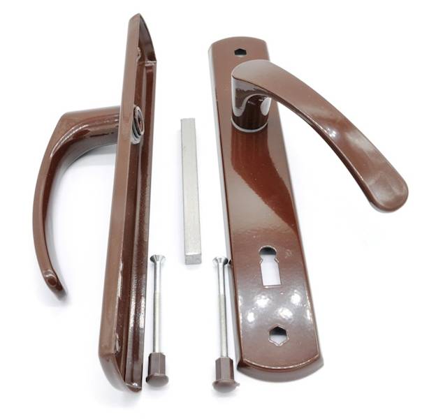 KLAMKA SZYLD NA KLUCZ DŁUGI ROZST.72 MM