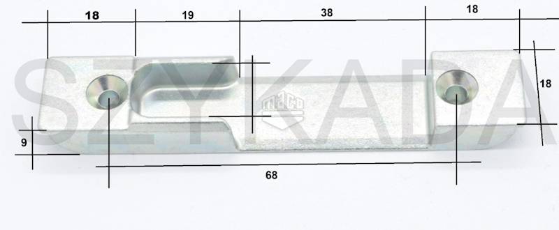 ZACZEP OKNA DREWNIANEGO DOLNY OBWODOWY MACO