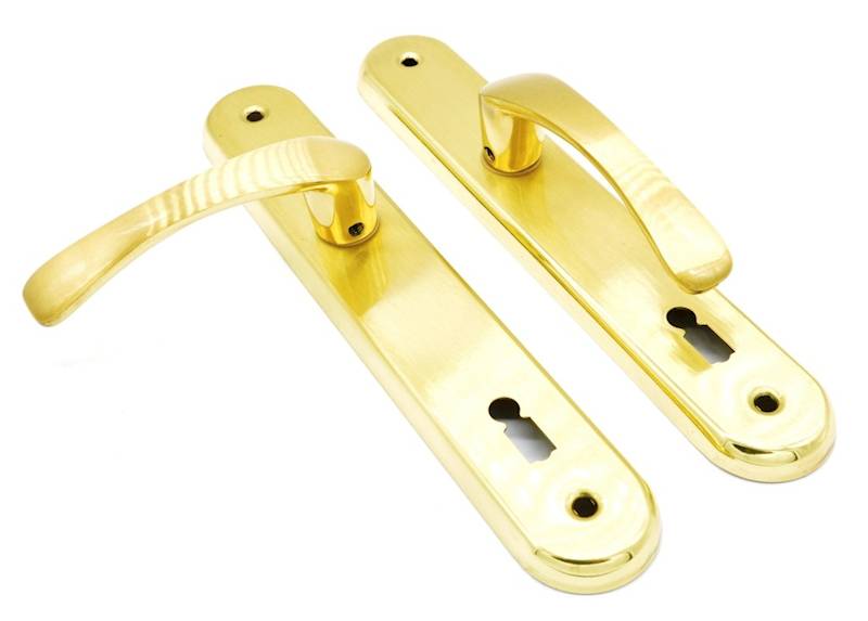 KLAMKA BISZKOPT KOL.MOSIĄDZ SZ.DŁUGI 90 MM