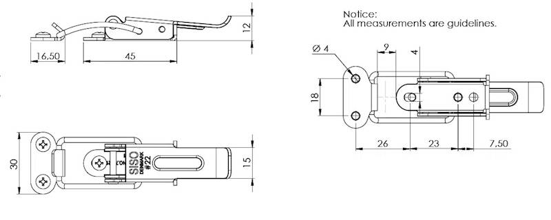 ZACZEP DO STOŁU PATYNA/BRĄZ