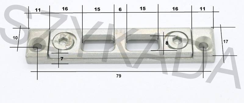 ZACZEP OBWODOWY REGULOWANY OKNA DREW. 7X8