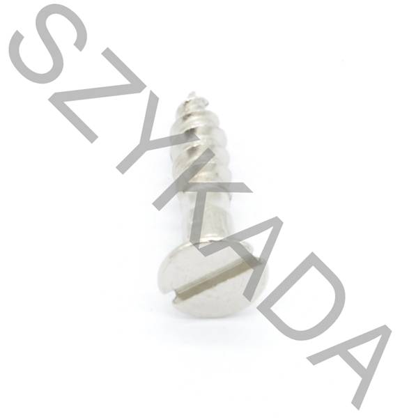 WKRĘT STOŻKOWY NIKIEL NA WKRĘT PŁASKI 4,0 X 20