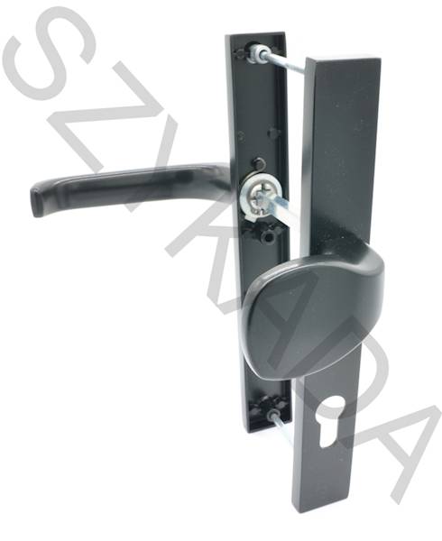 KLAMKA-UCHWYT ZEWN. 85 MM WB CZARNA PRAWA