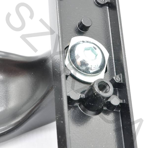 KLAMKA-UCHWYT ZEWN. 85 MM WB CZARNA LEWA