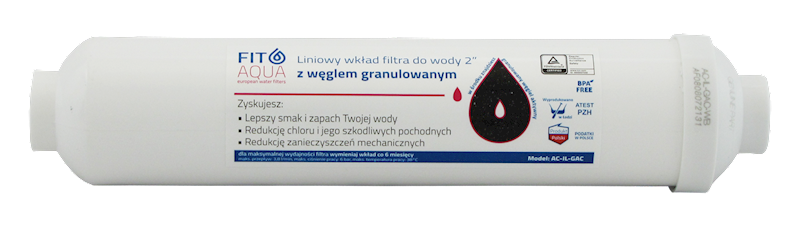 Wkład liniowy węglowy 2” AC-ILW-GAC