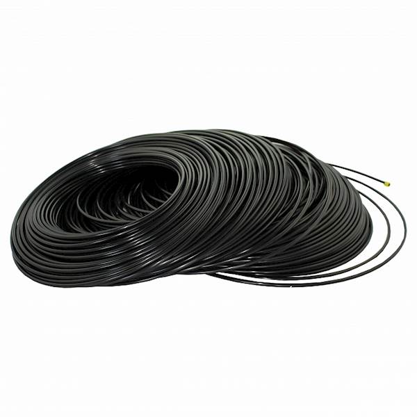 Wężyk 1/4" czarny (1 mb.)