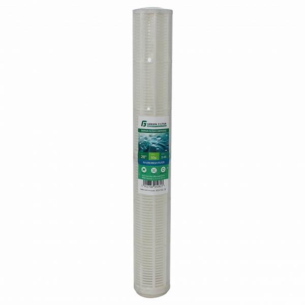 Wkład 100 mik. 20" (long) z siatki nylonowej