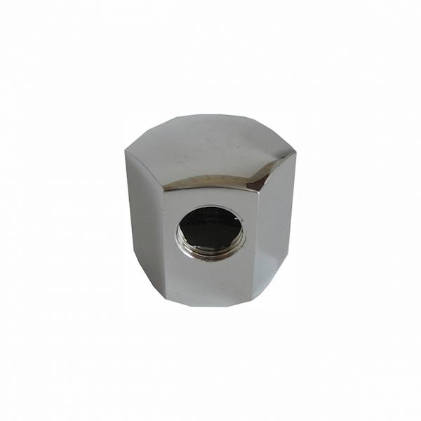 Przyłącze mosiężne chrom GW 3/4" 1/4" do zbiorników