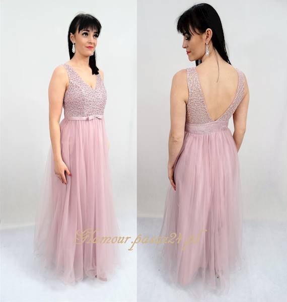suknia Charm’s sukienka Adalina jasny fiolet L