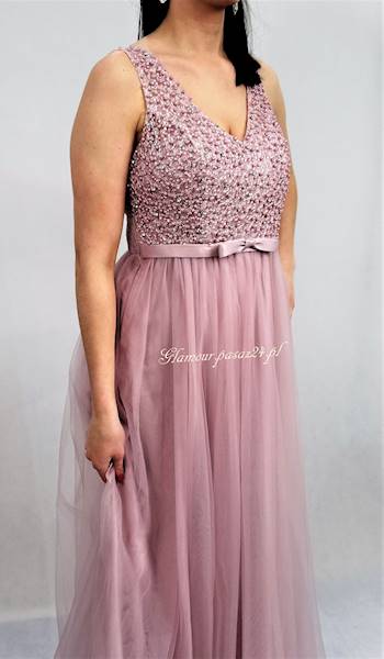 suknia Charm’s sukienka Adalina jasny fiolet L