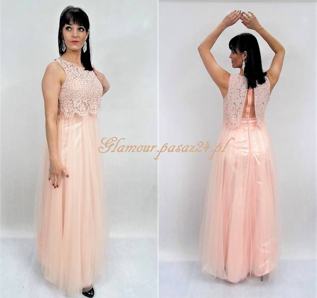 suknia Eva&Lola HM 2118 róż M, MISS