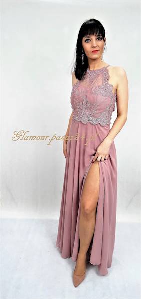 suknia jasny fiolet Diva XL