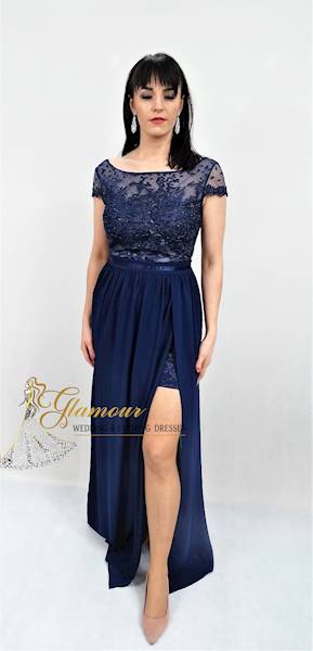 Suknia Ewa & Lola HM 2126 L Granatowa