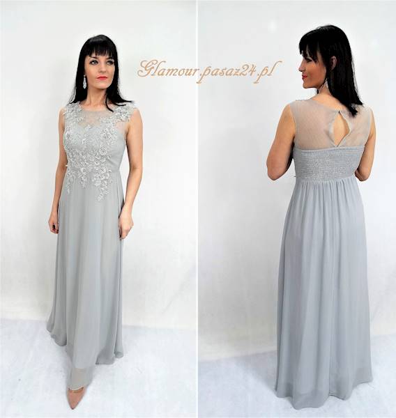suknia Charms 9062 szara: S