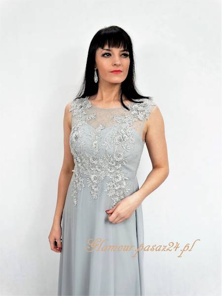 suknia Charms 9062 szara: S