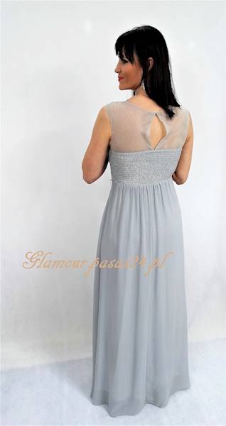 suknia Charms 9062 szara: S