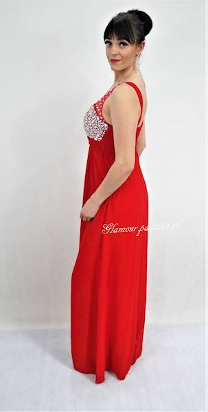 suknia Charms M-855 czerwona: S
