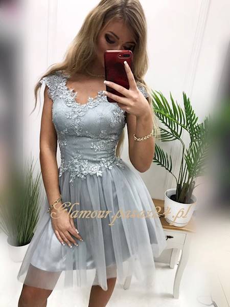 suknia Pretty Women Tosia szara: 36