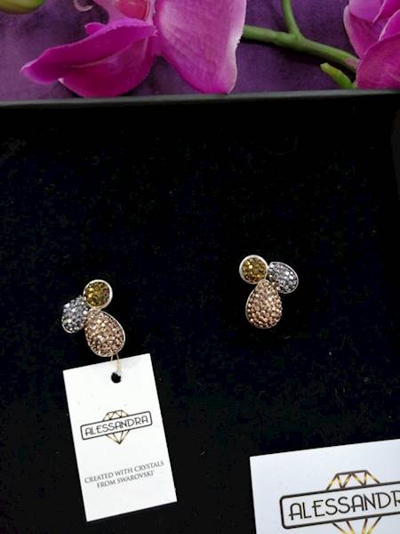 Kolczyki Swarovski Sztyft