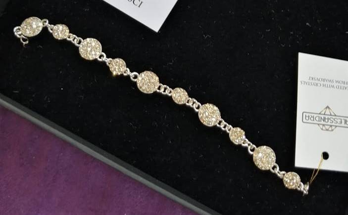 Bransoletka Swarovski beż