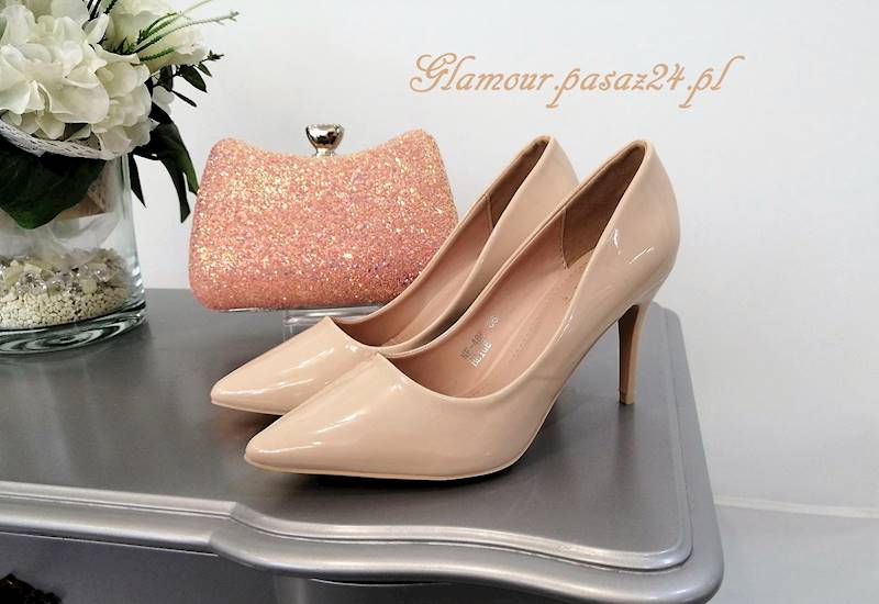 CZÓŁENKANF48 BEIGE LAKIER 