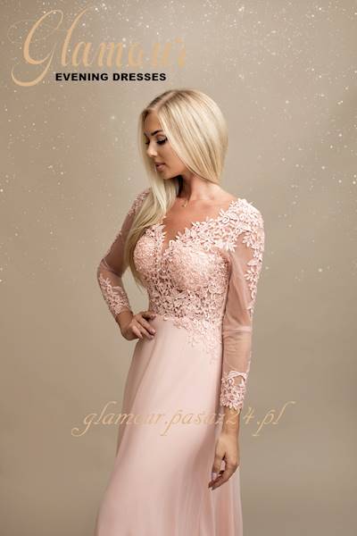 LACE SUKIENKA Jasny Róż