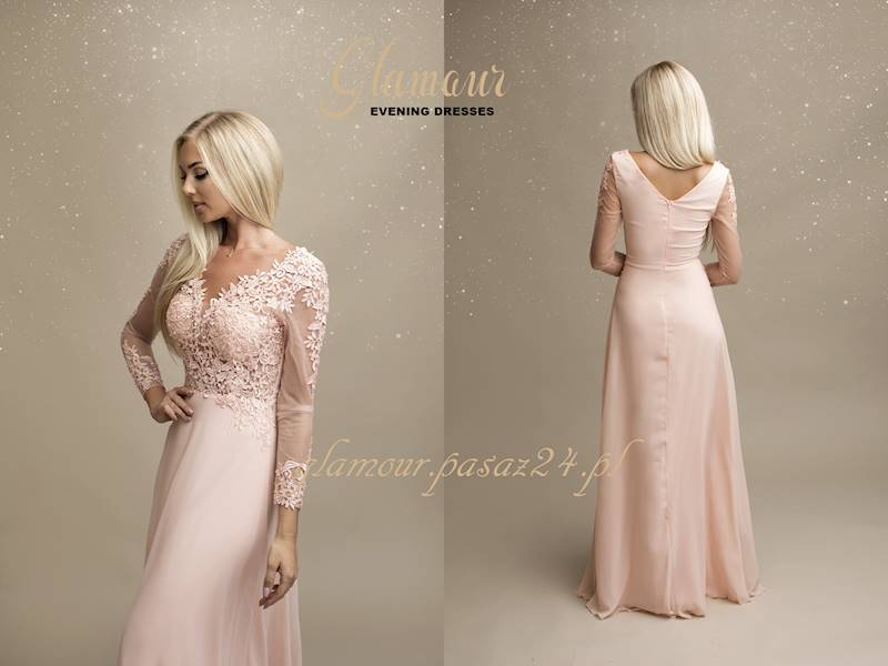 LACE SUKIENKA Jasny Róż