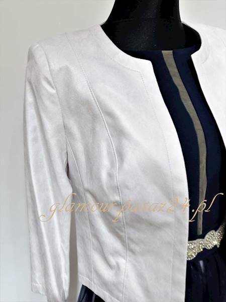 Żakiet-Bolerko Szare