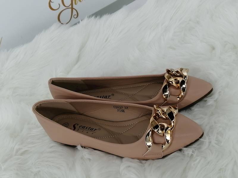 BALERINY Z ŁAŃCUCHEM PINK CD82P