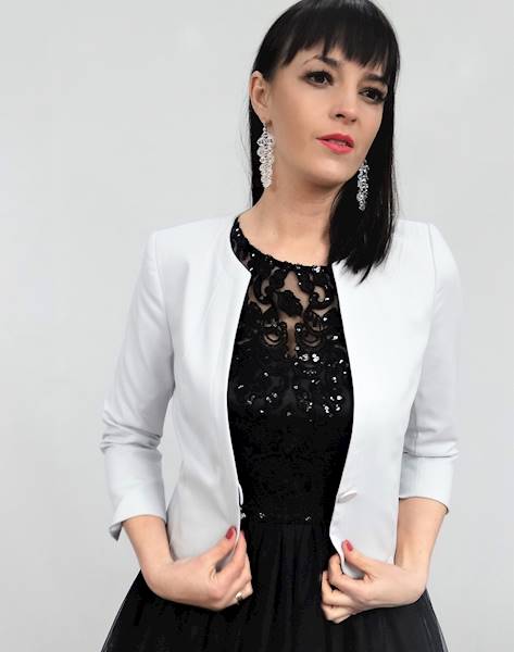 żakiet szary