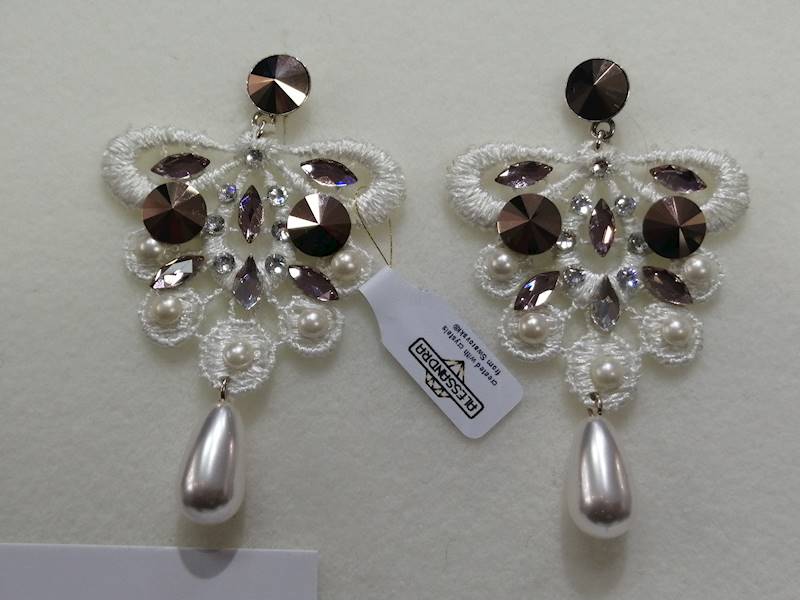 Kolczyki - Kryształ Marki Swarovski Paw