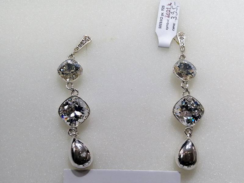 Kolczyki - Kryształ Marki Swarovski