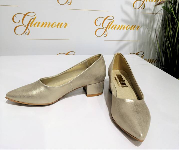 Czółenko Gold  obcas 4 cm, 910
