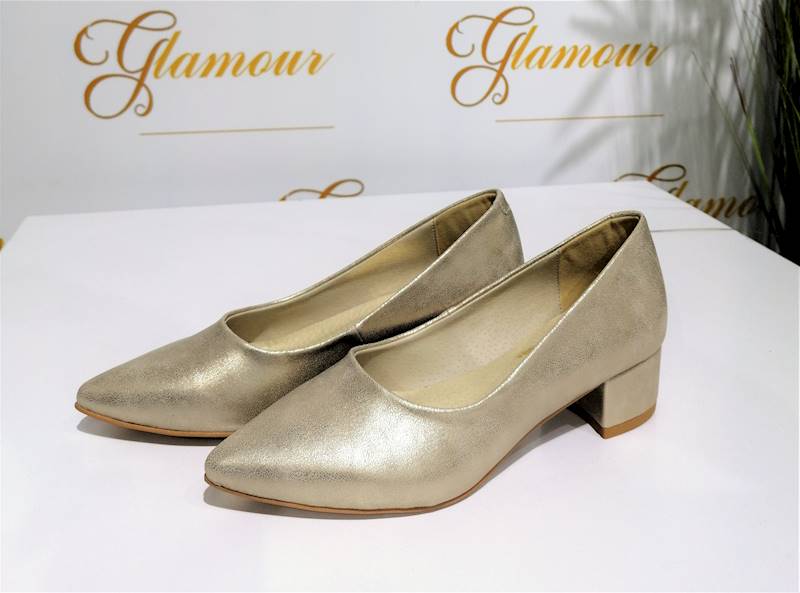 Czółenko Gold  obcas 4 cm, 910
