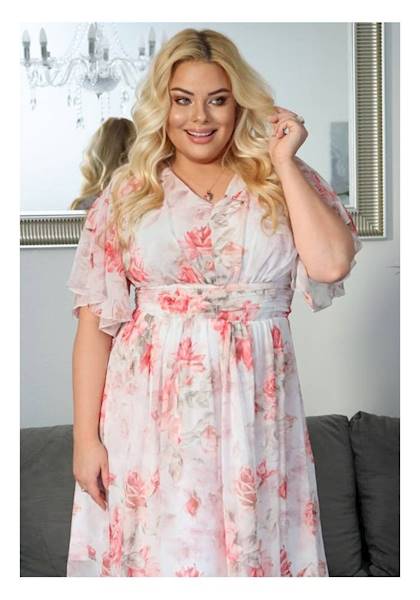 BETI kwiaty Plus Size