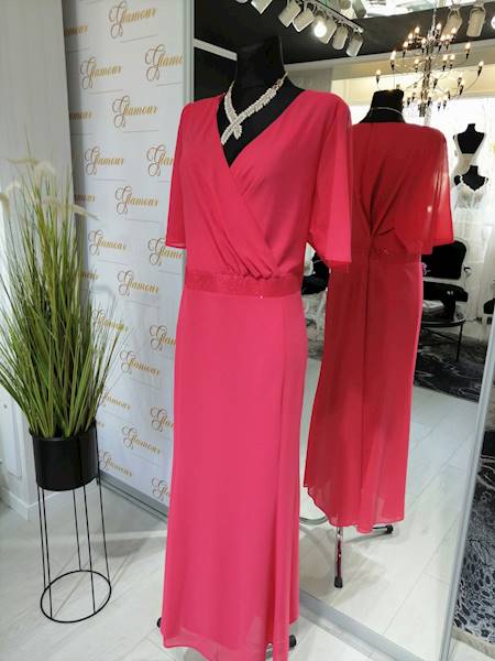 Wiera sukienka Długa Plus Size