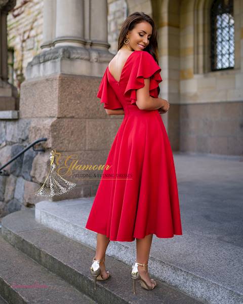 Lora sukienka Czerwona