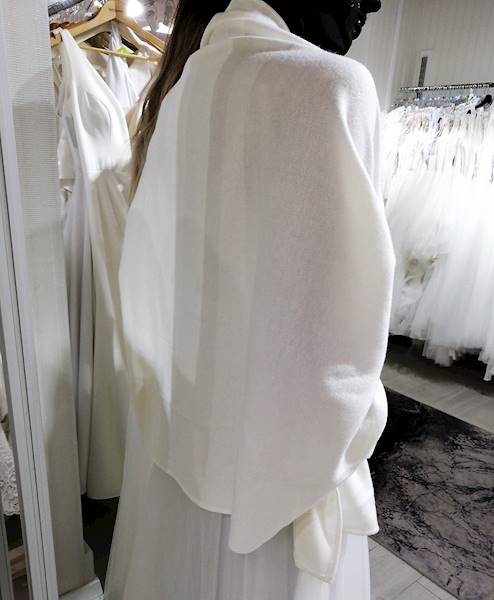 Sweterek Bolerko Etola Ślub OFF WHITE 